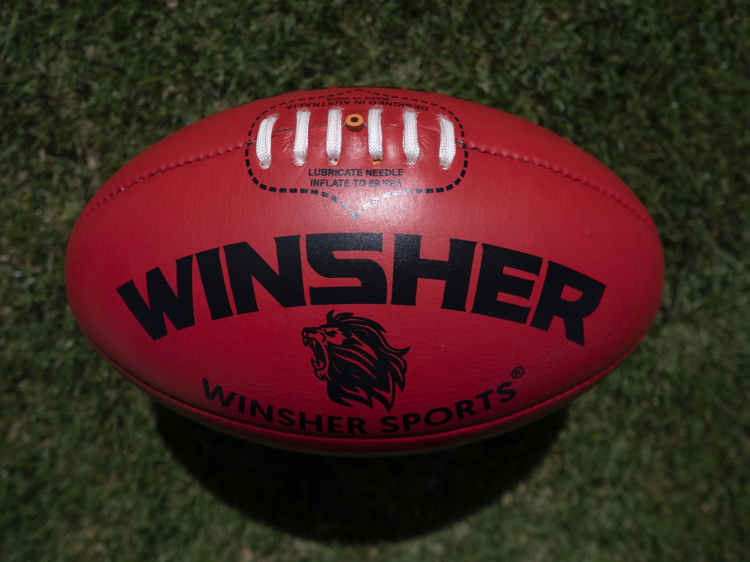 Winsher True Born Australian Rules Football - Red