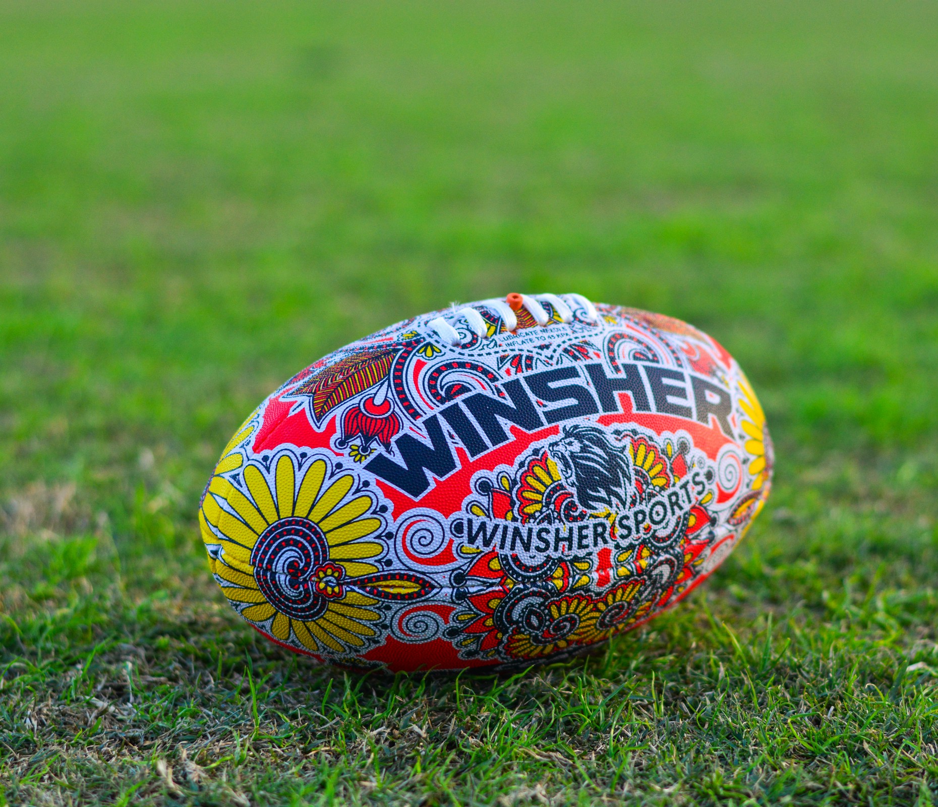 Winsher Coach Australian Rules Football AFL Coaching and Training BallWinsher Coach Yellow & Orange Australian Rules Football AFL Coaching and Training BallWinsher Coach Yellow Australian Rules Football AFL Coaching and Training Ball