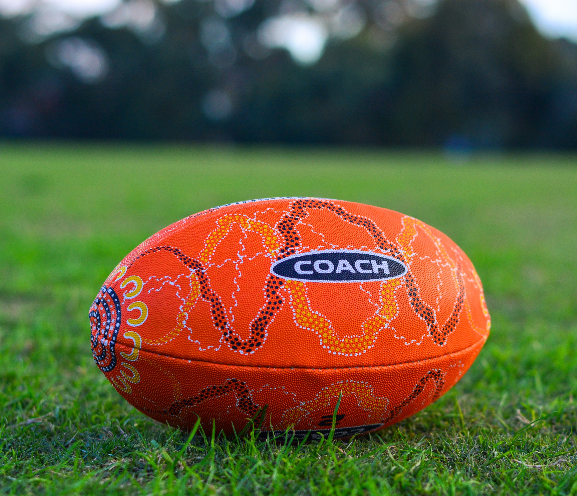 Winsher Coach Orange Australian Rules Football AFL Coaching and Training Ball