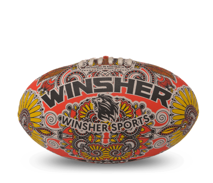 Winsher Coach Australian Rules Football AFL Coaching and Training BallWinsher Coach Yellow & Orange Australian Rules Football AFL Coaching and Training BallWinsher Coach Yellow Australian Rules Football AFL Coaching and Training Ball