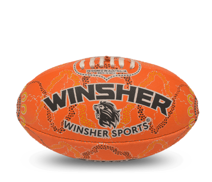 Winsher Coach Orange Australian Rules Football AFL Coaching and Training BallWinsher Coach Yellow & Orange Australian Rules Football AFL Coaching and Training BallWinsher Coach Yellow Australian Rules Football AFL Coaching and Training Ball