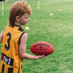 Winsher Coach Australian Rule Football AFL Coaching ball for juniors and kids