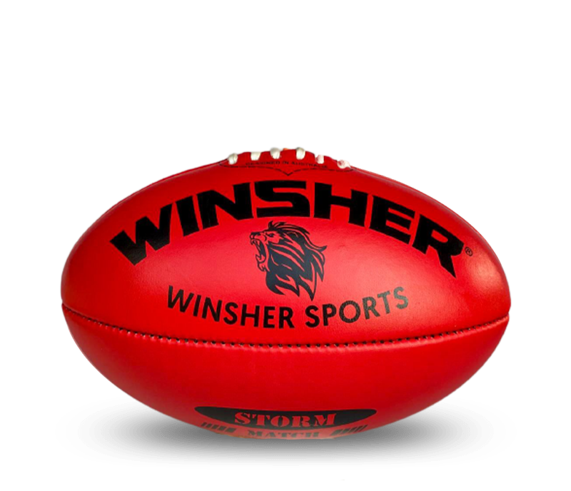 Australian Rules Football - Winsher Storm Red AFL Match Ball