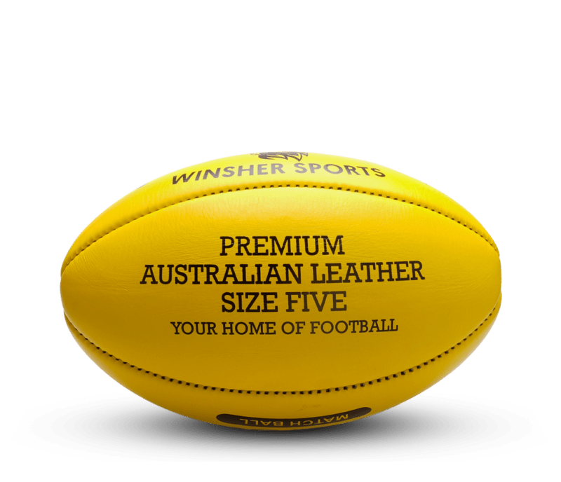 Winsher Storm Australian Leather Match Football