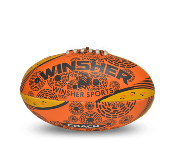 Winsher Coach Yellow & Orange Australian Rules Football AFL Coaching and Training BallWinsher Coach Yellow & Orange Australian Rules Football AFL Coaching and Training BallWinsher Coach Yellow & Orange Australian Rules Football AFL Coaching and Training Ball