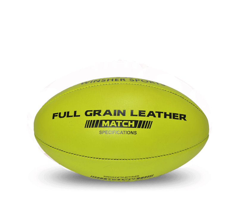 Winsher Replica Training Green Leather Australian Rules Football