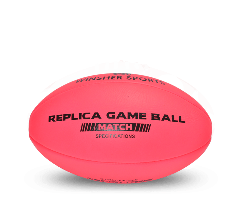 Winsher Replica Training Pink Leather Australian Rules Football