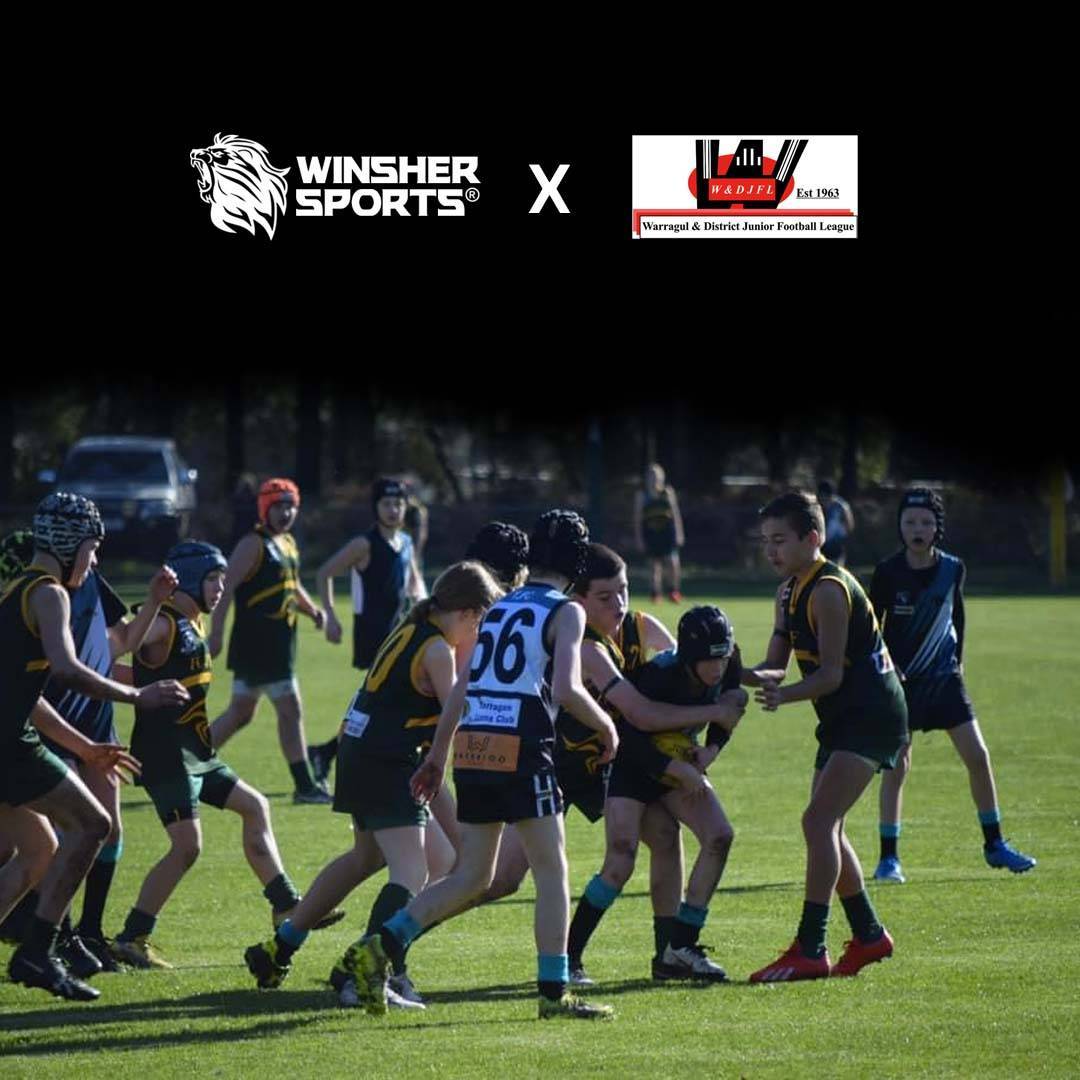 Winsher partners with Warragul & District Junior Football League for the 2022 season.