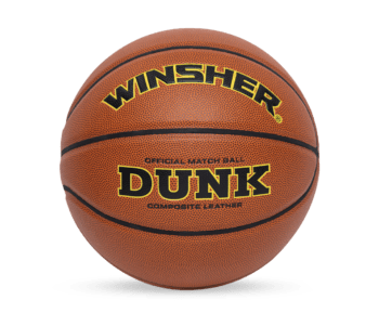 Winsher Dunk All surface match basketball made from composite leather