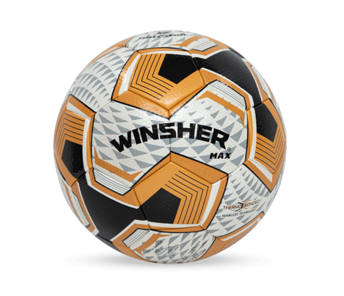 Winsher Max Elite Match Soccer Football - 32 panel Thermobonded and 100% High Quality Polyurethane