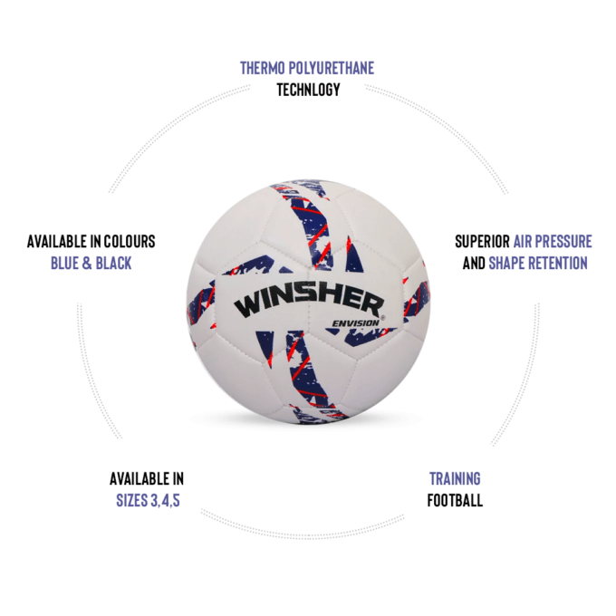Winsher Envision-blue training ball specifications