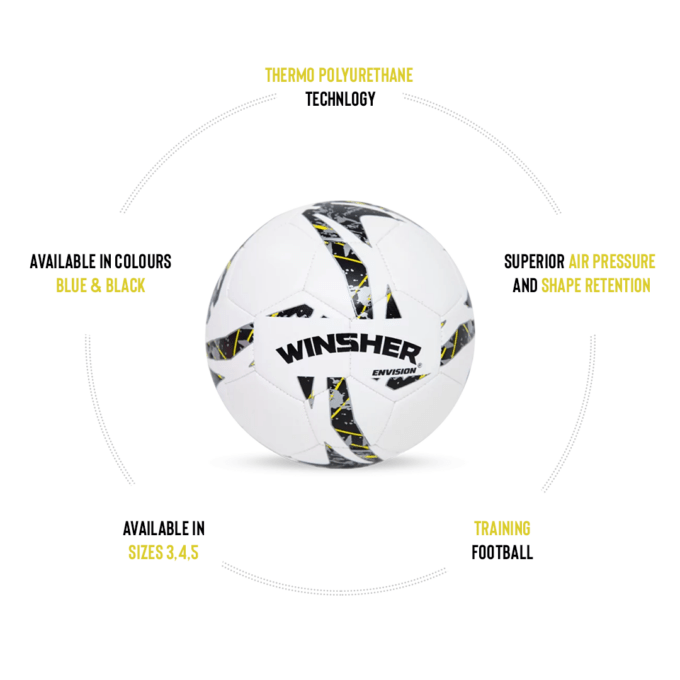 Winsher envision-black training ball specifications