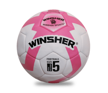 winsher-europa-match-football-pink-white