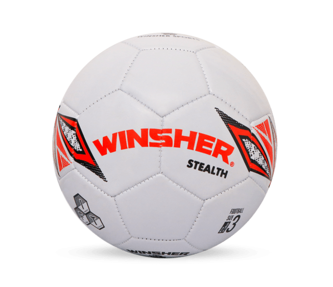 Winsher Stealth Red & Black Junior Training Soccer Ball