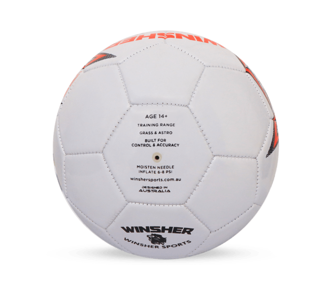 Winsher Stealth Red & Black Junior Training Soccer Ball