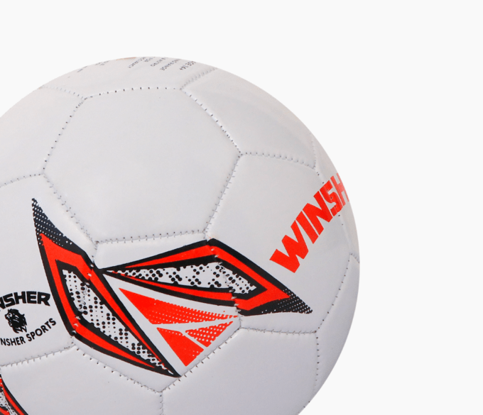 Winsher Stealth Red & Black Junior Training Soccer Ball