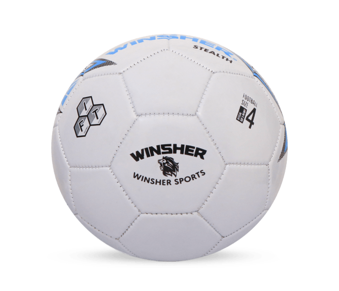 Winsher Stealth Blue & Black Junior Training Soccer Ball