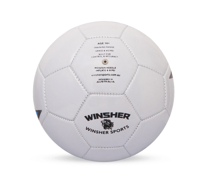 Winsher Stealth Blue & Black Junior Training Soccer Ball